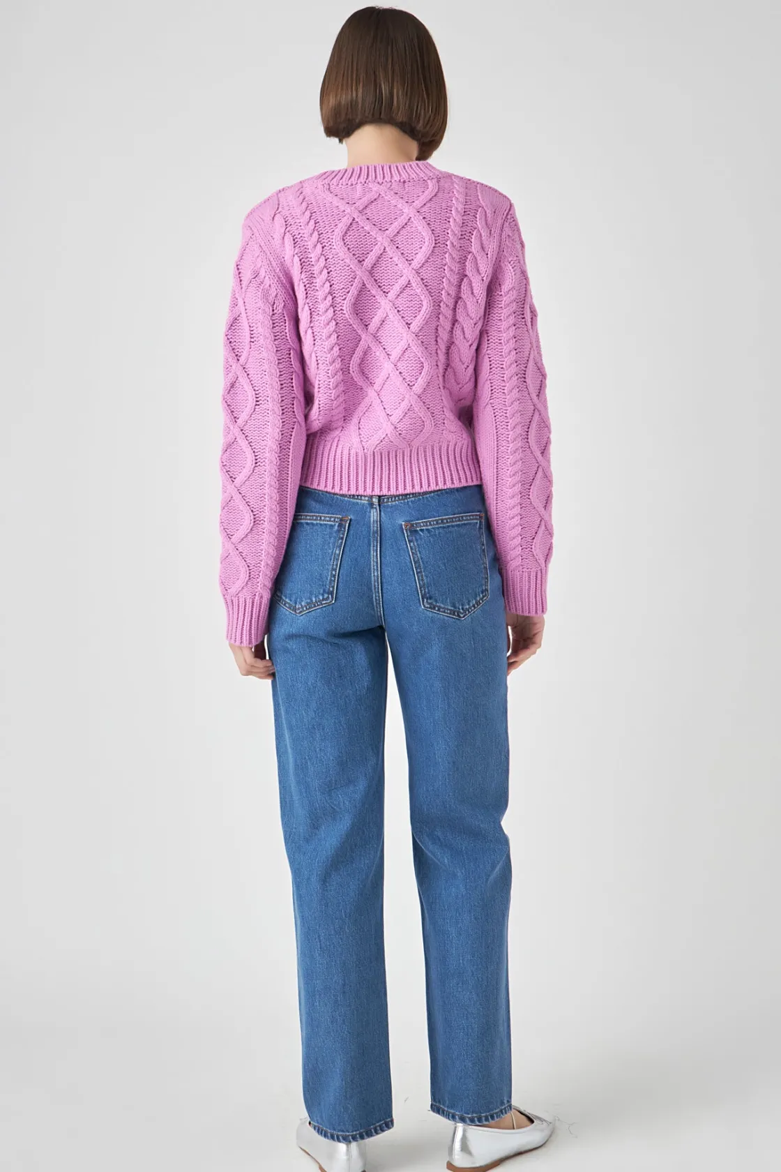 english_factory__cablekni_27.webp ENGLISH FACTORY Sweaters & Knits | Tops*- Cable-Knit Sweater