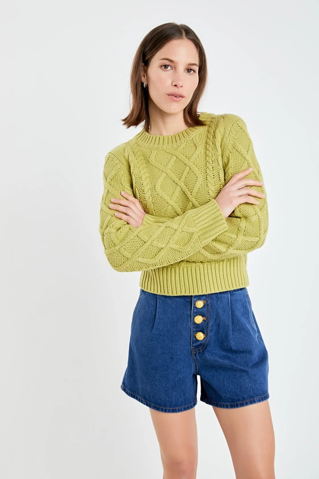 english_factory__cablekni_3.webp ENGLISH FACTORY Sweaters & Knits | Tops*- Cable-Knit Sweater