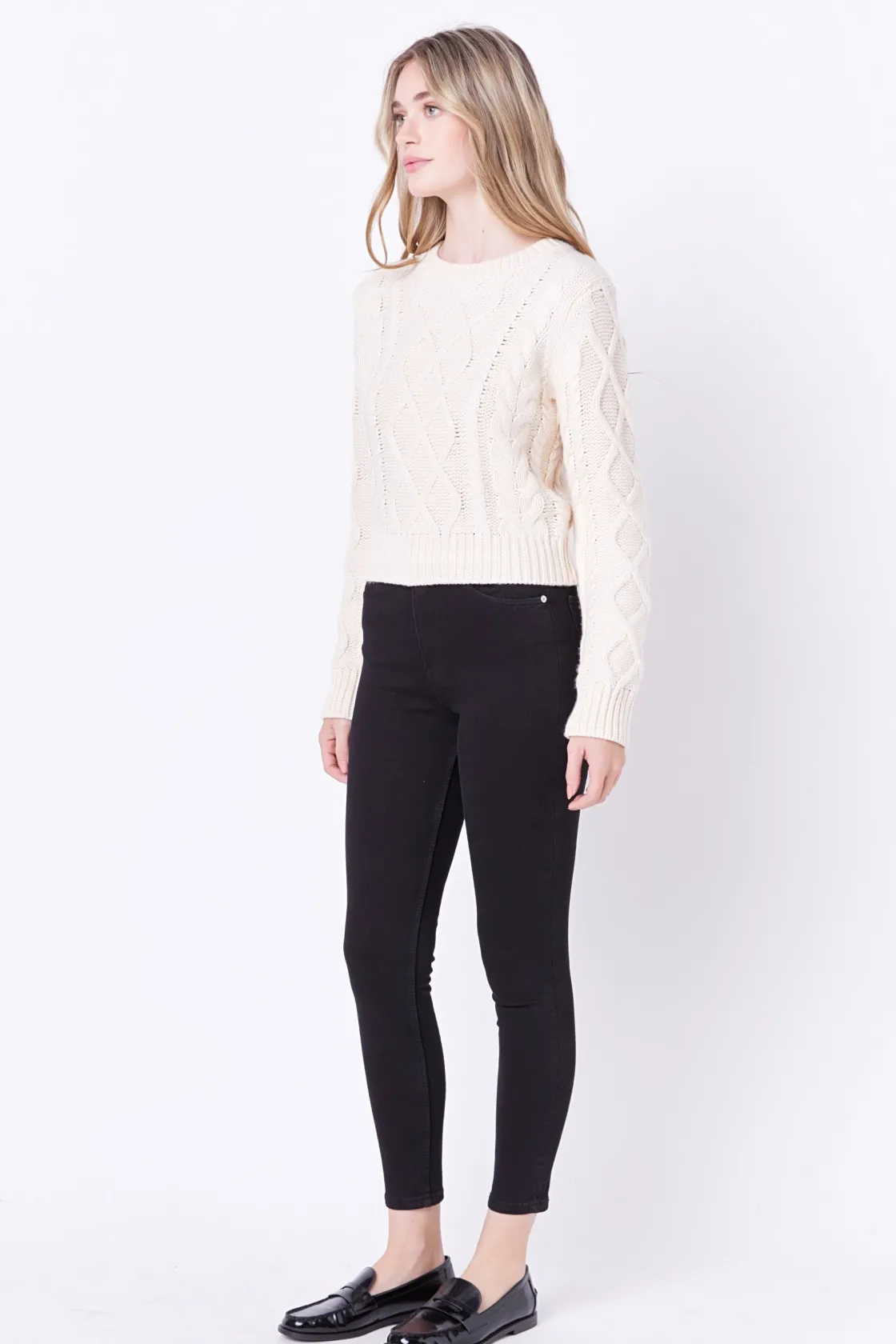 english_factory__cablekni_6.webp ENGLISH FACTORY Sweaters & Knits | Tops*- Cable-Knit Sweater
