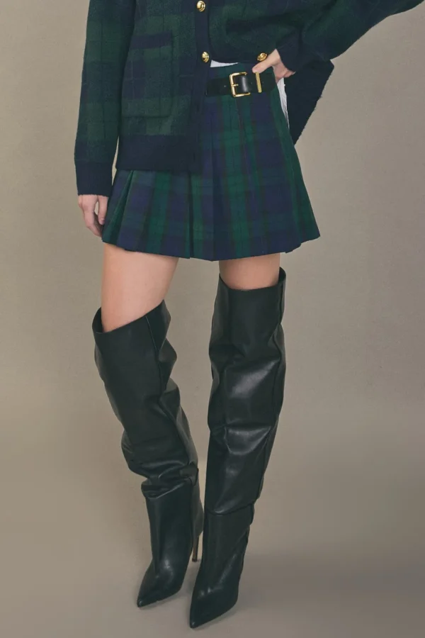 ENGLISH FACTORY Matching Sets*- Check Skort