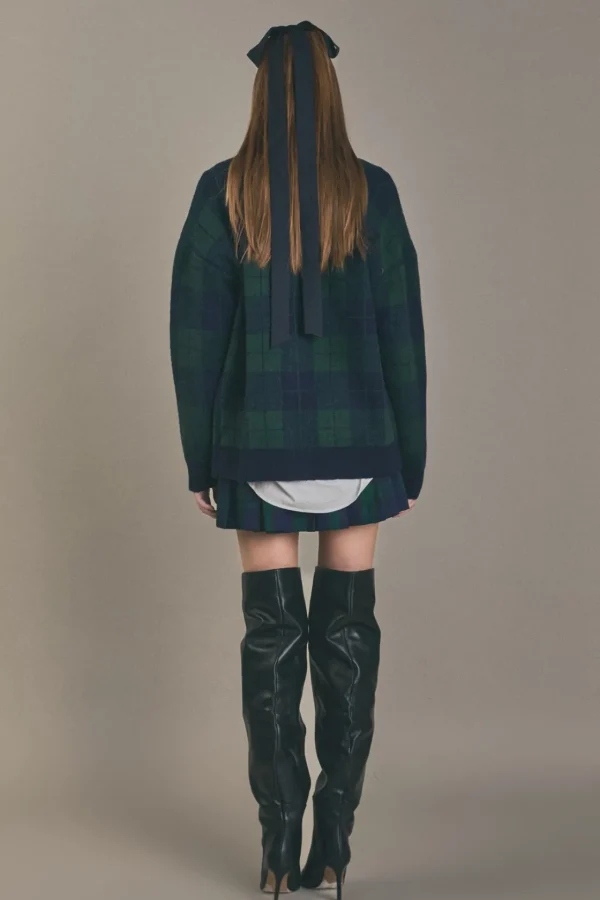 ENGLISH FACTORY Matching Sets*- Check Skort