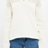 ENGLISH FACTORY Sweaters & Knits | Tops*- Chenille Sweatshirt CREAM