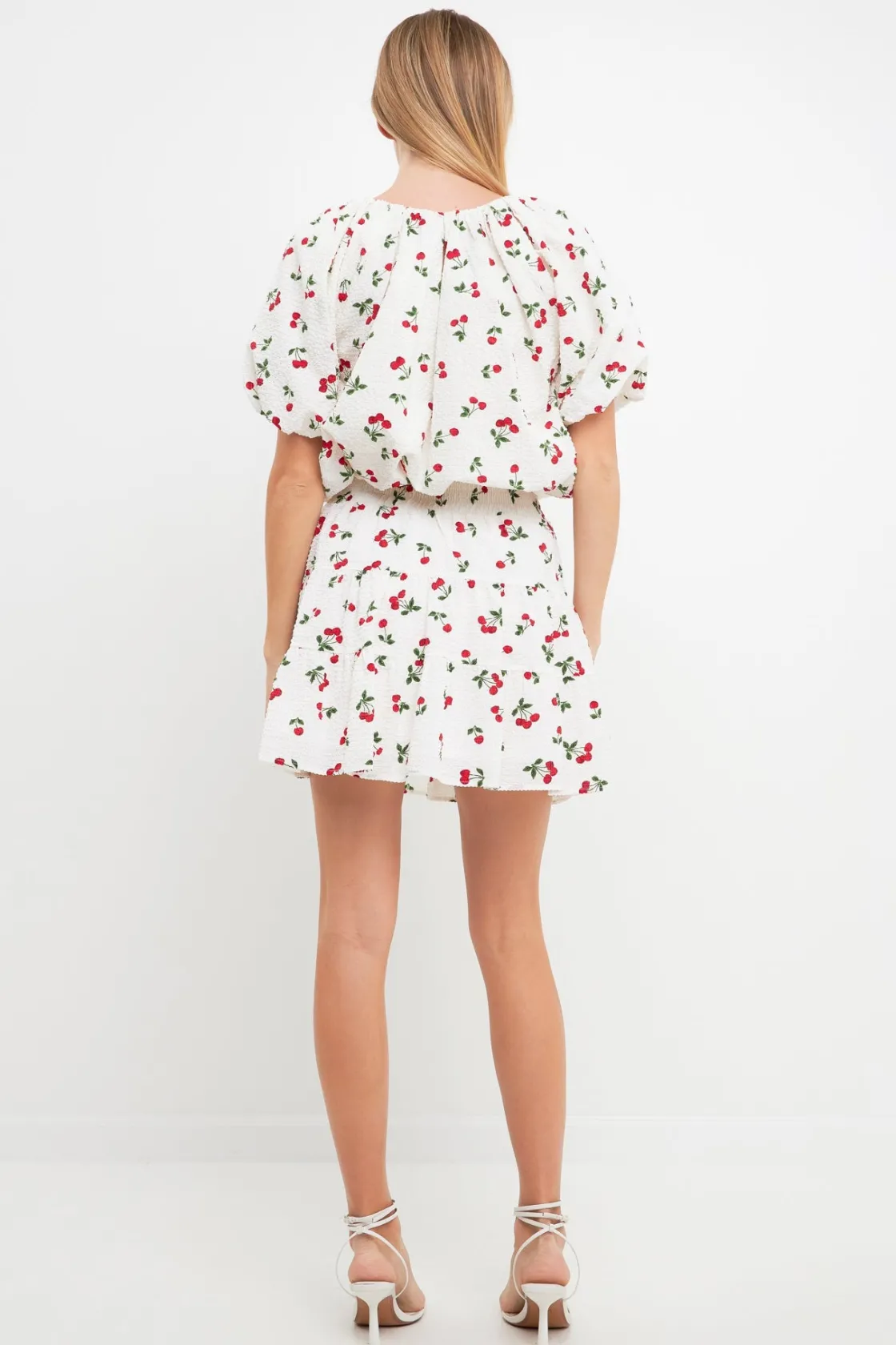 english_factory__cherry_p_1-1.webp ENGLISH FACTORY Matching Sets | Skirts*- Cherry Print Mini Skirt WHITE