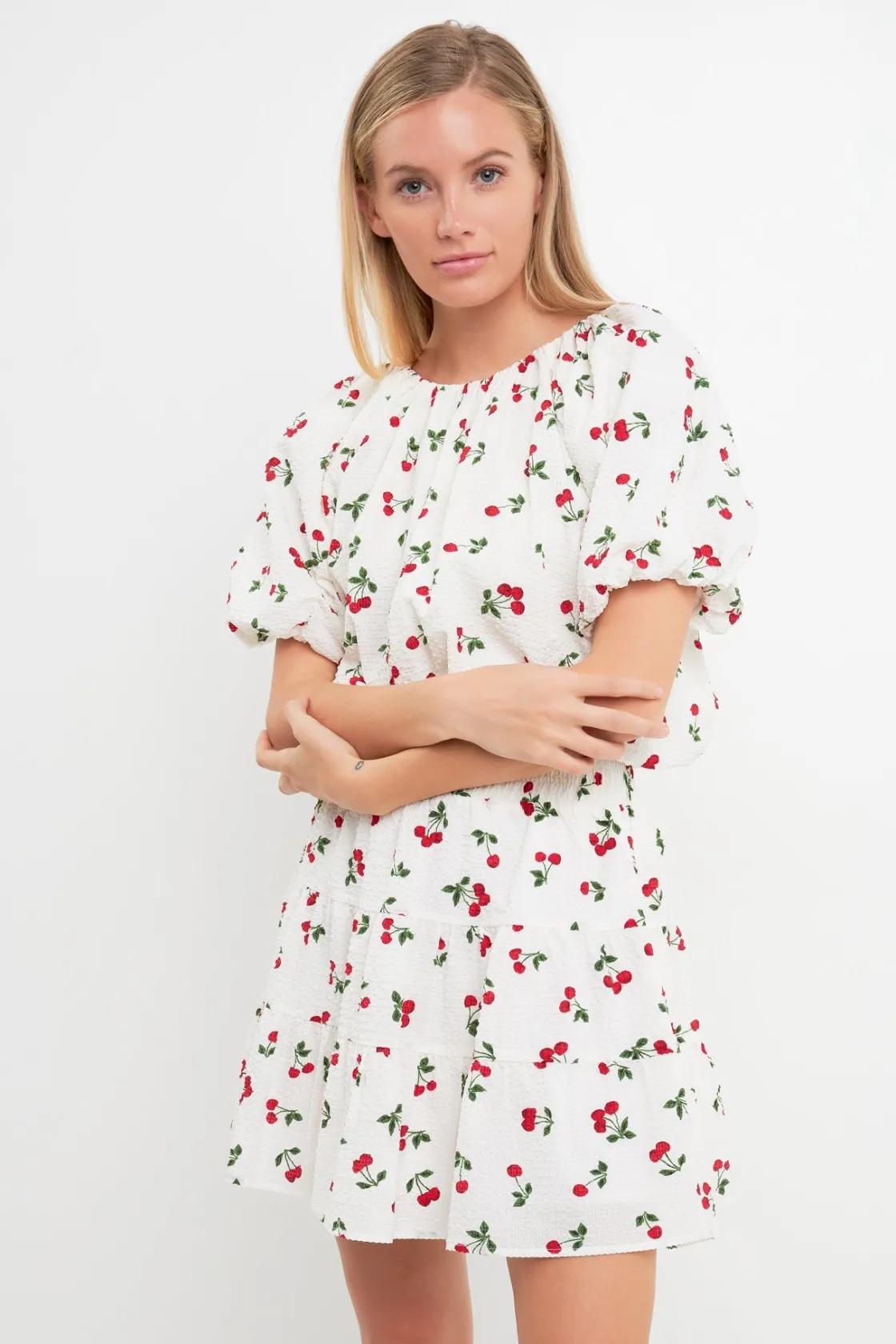english_factory__cherry_p_2-1.webp ENGLISH FACTORY Matching Sets | Skirts*- Cherry Print Mini Skirt WHITE
