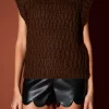 ENGLISH FACTORY Sweaters & Knits | Tops*- Chunky Knit Sweater Vest