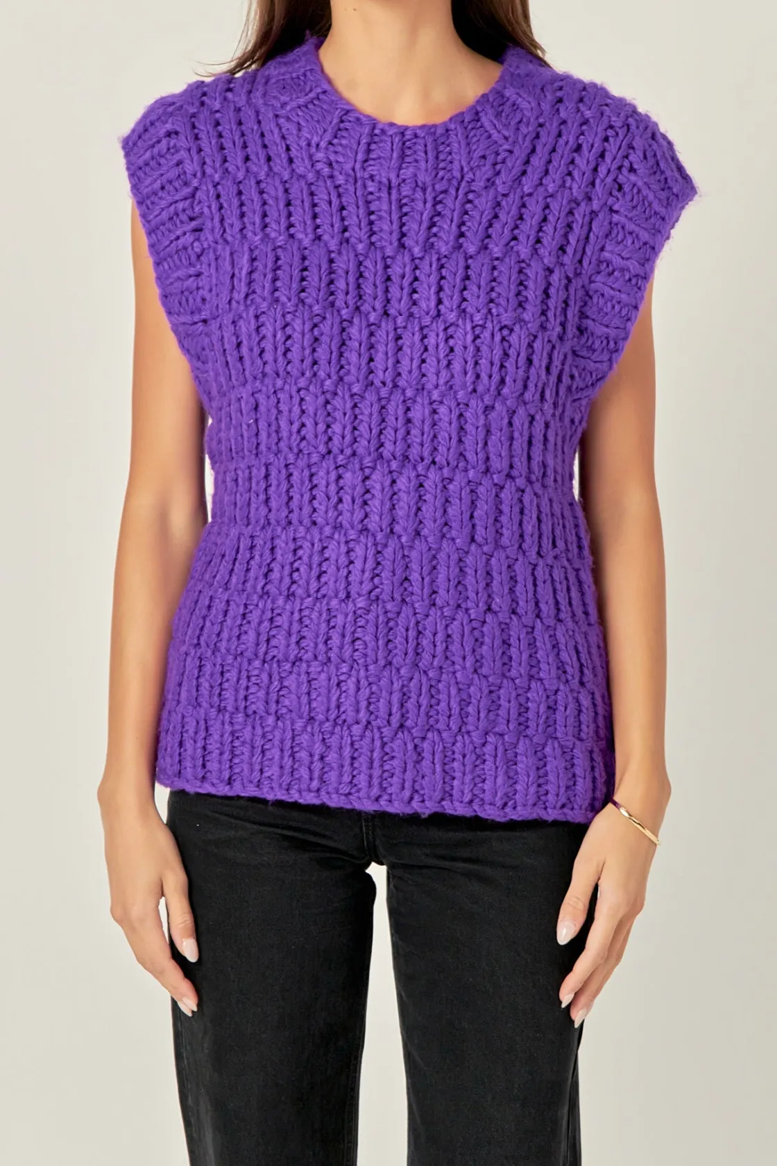 english_factory__chunky_k_10.webp ENGLISH FACTORY Sweaters & Knits | Tops*- Chunky Knit Sweater Vest