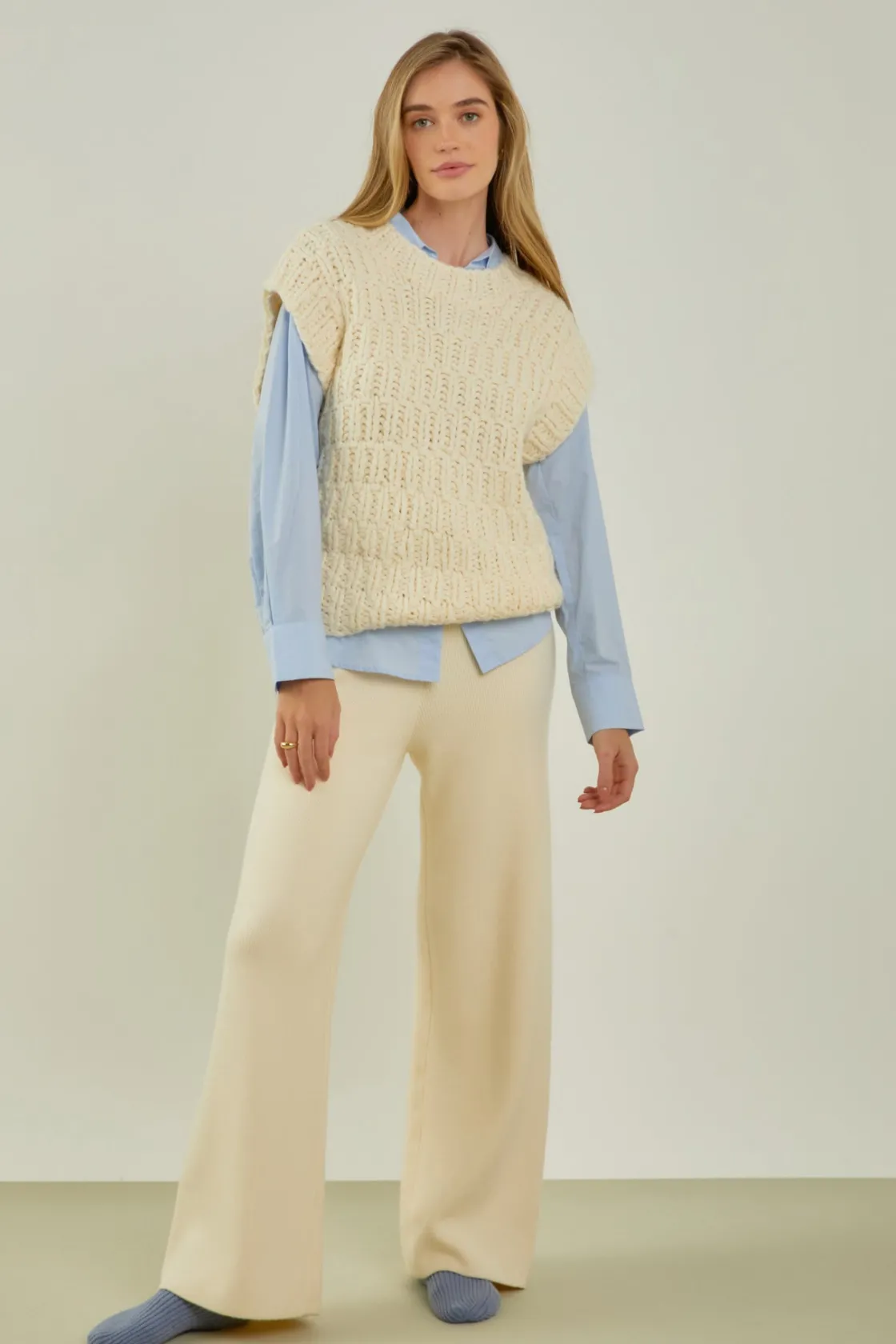 english_factory__chunky_k_24.webp ENGLISH FACTORY Sweaters & Knits | Tops*- Chunky Knit Sweater Vest