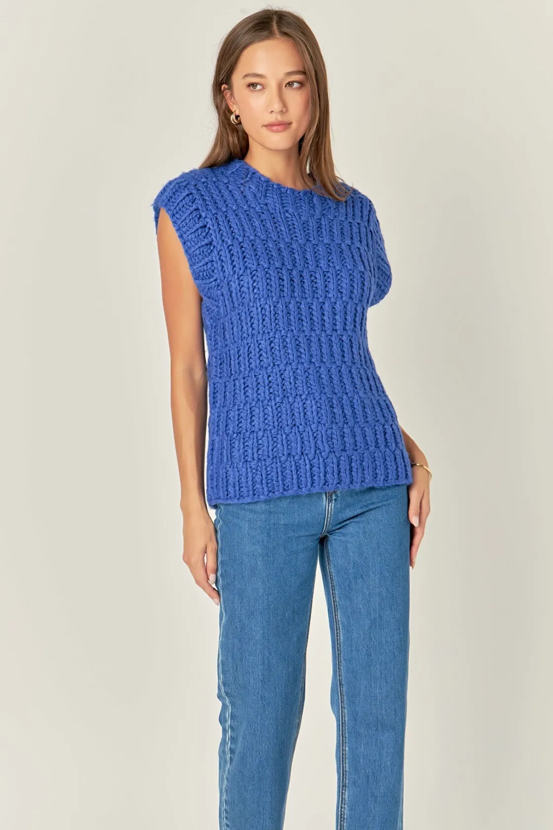 english_factory__chunky_k_38.webp ENGLISH FACTORY Sweaters & Knits | Tops*- Chunky Knit Sweater Vest