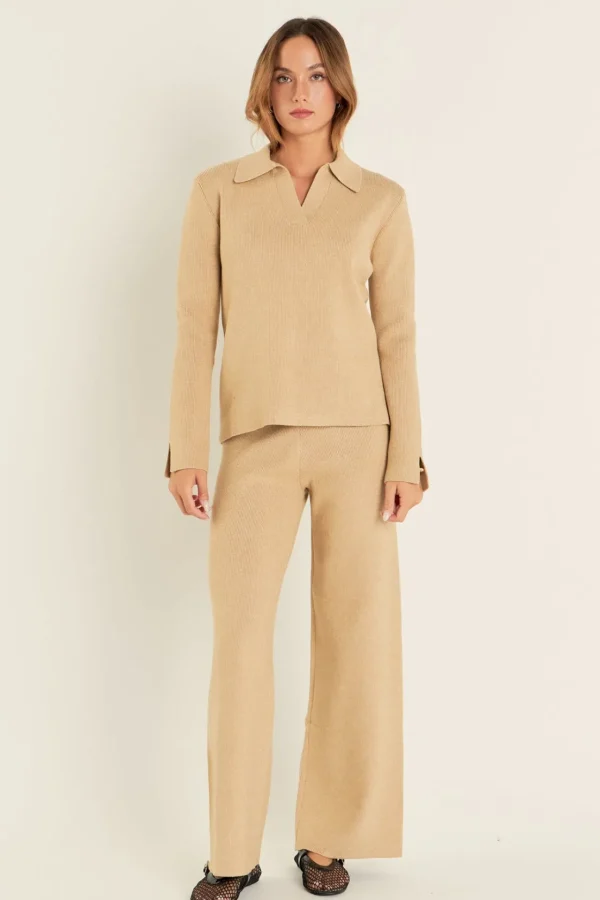 ENGLISH FACTORY Sweaters & Knits | Matching Sets*- Collared Knit Sweater