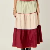 ENGLISH FACTORY Matching Sets | Skirts*- Color Block Midi Skirt MULTI