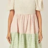 ENGLISH FACTORY Tweed Dresses | Tops*- Color Block Tweed Mini Dress MULTI
