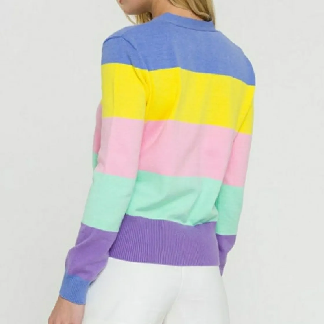 english_factory__color_bl_4-2.webp ENGLISH FACTORY Cardigans | Tops*- Color Block Cardigan MULTI