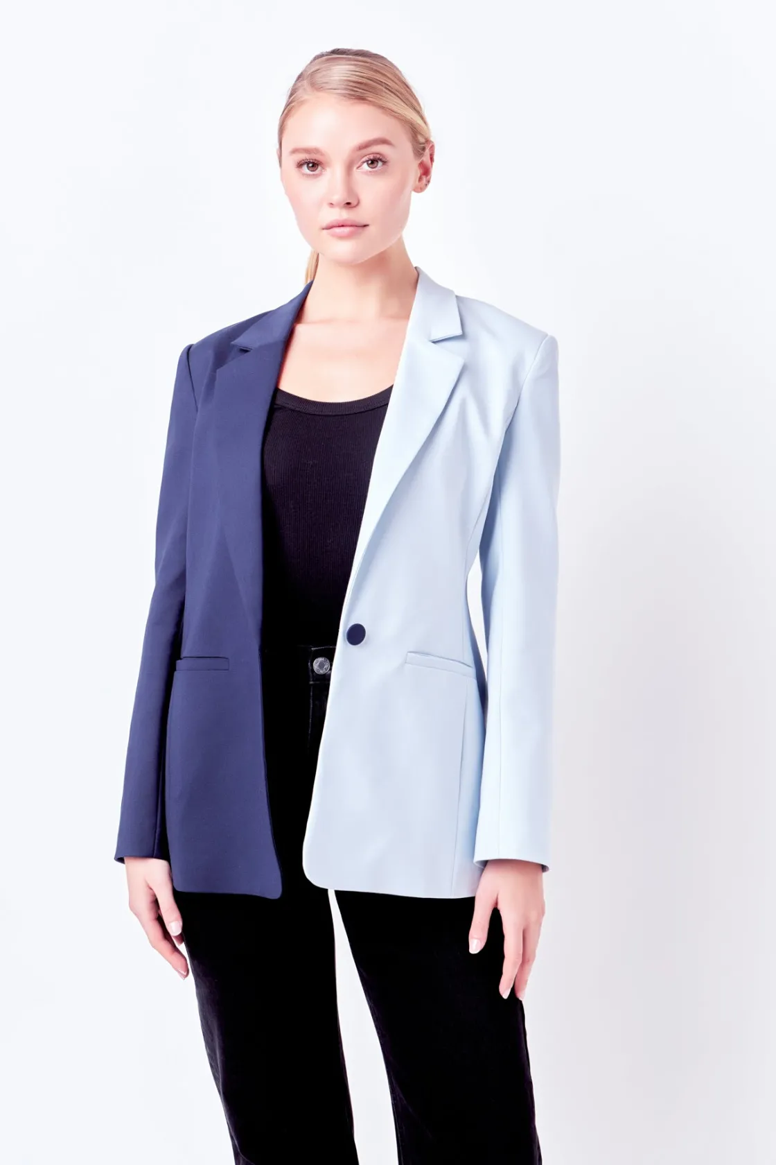 english_factory__color_bl_7-1.webp ENGLISH FACTORY Matching Sets | Blazers*- Color Block Blazer