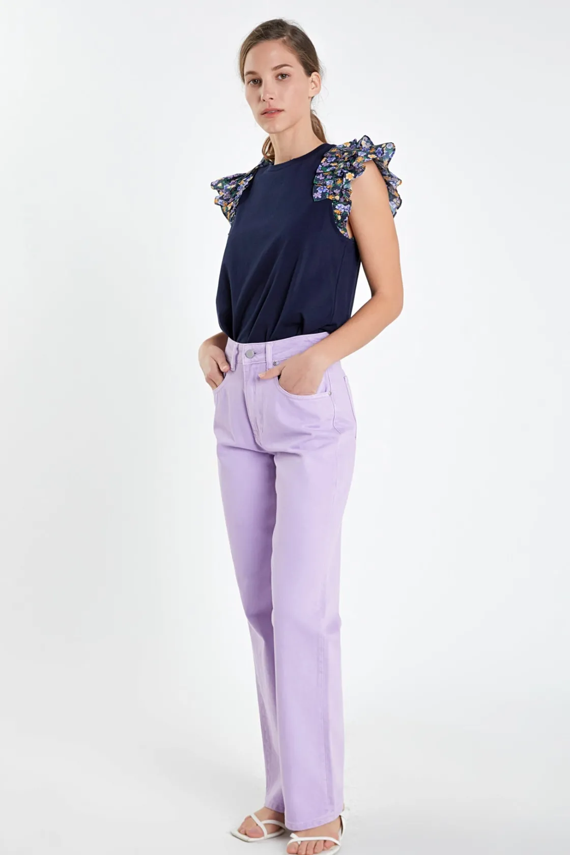 english_factory__color_fu_16.webp ENGLISH FACTORY Denim | Tops*- Color Full Length Wide Leg Jean