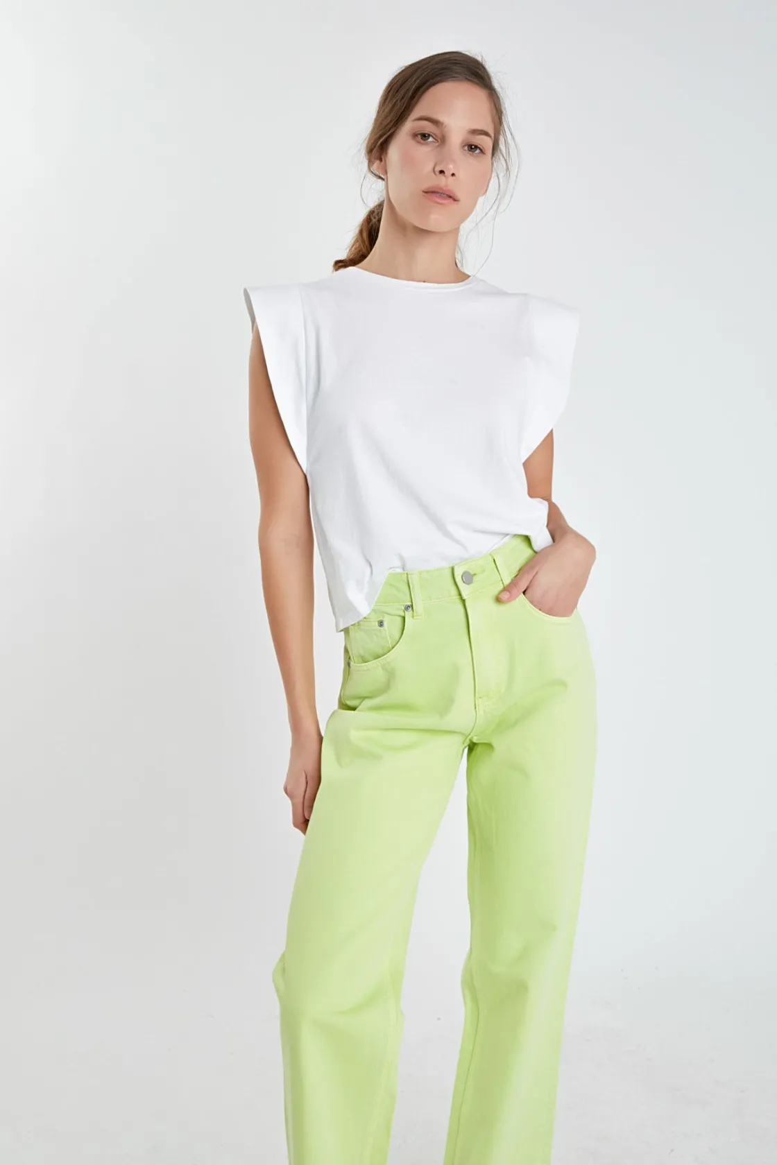 english_factory__color_fu_23.webp ENGLISH FACTORY Denim | Tops*- Color Full Length Wide Leg Jean