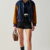 ENGLISH FACTORY Jackets & Coats | Tops*- Colorblock Bomber Jacket NAVYMULTI