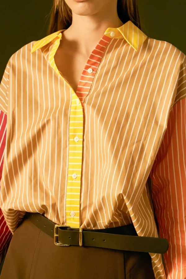 ENGLISH FACTORY Shirts & Blouses | Tops*- Colorblock Detail Shirt MULTI