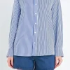 ENGLISH FACTORY Shirts & Blouses | Tops*- Colorblock Stripe Cotton Shirt