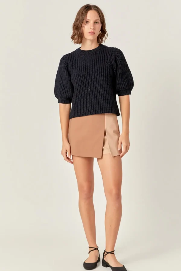 ENGLISH FACTORY Matching Sets | Tops*- Colorblock Skort