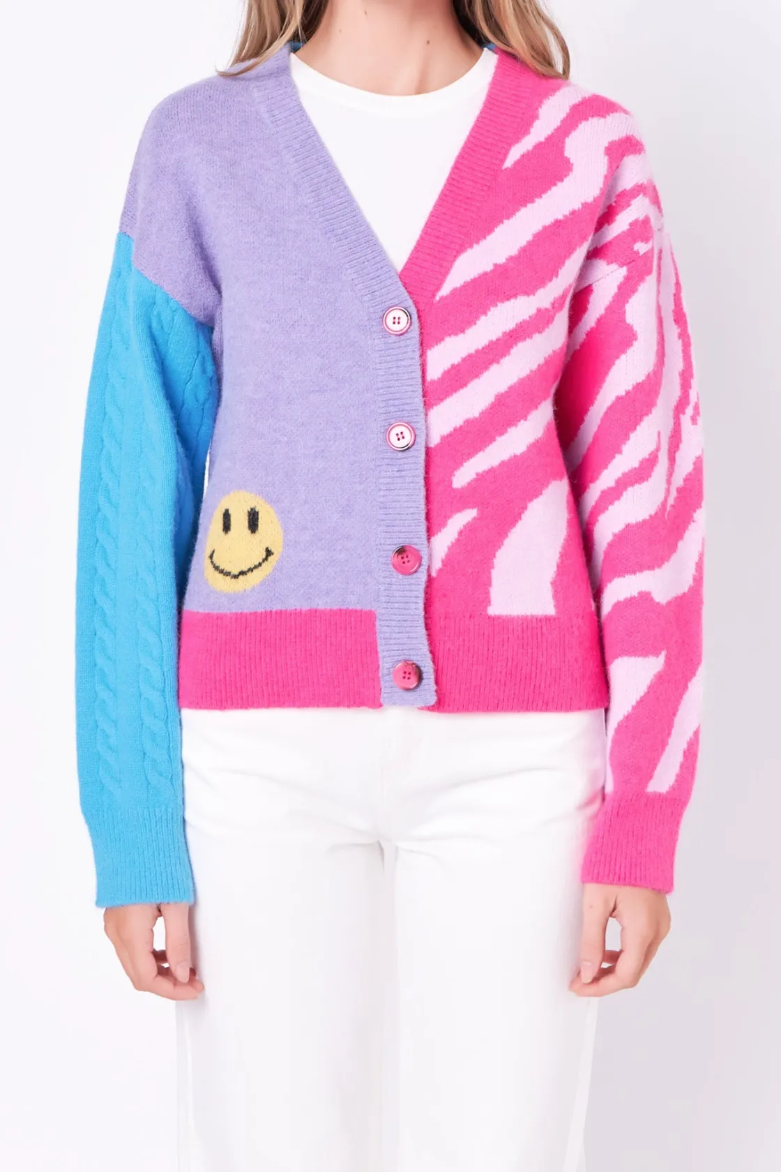 english_factory__combinat_0-1.webp ENGLISH FACTORY Sweaters & Knits*- Combination Sweater Cardigan MULTIBLUE