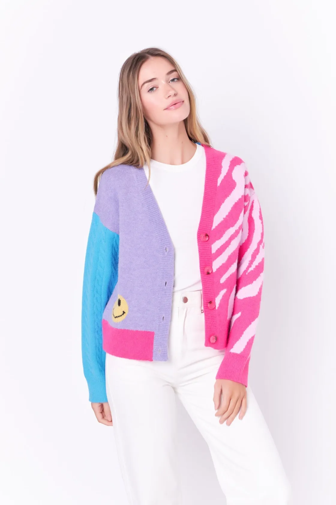 english_factory__combinat_3-1.webp ENGLISH FACTORY Sweaters & Knits*- Combination Sweater Cardigan MULTIBLUE