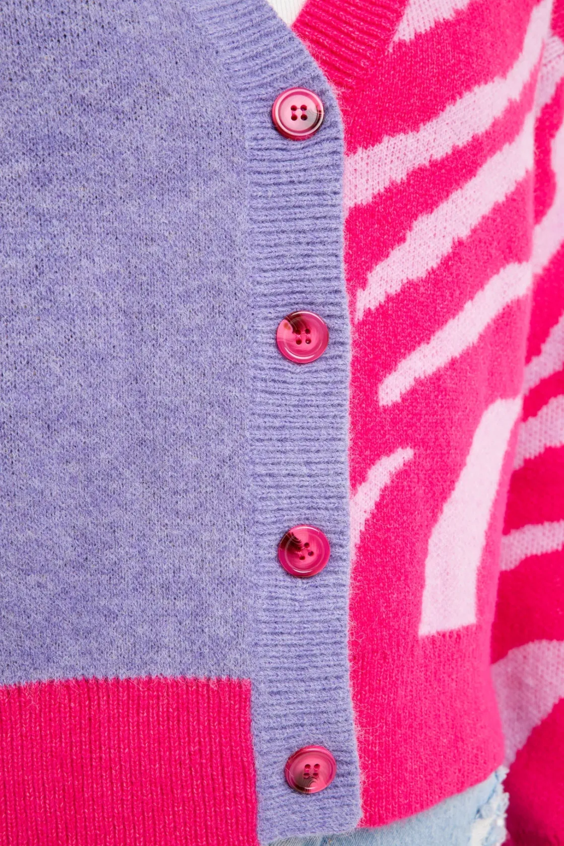 english_factory__combinat_4.webp ENGLISH FACTORY Sweaters & Knits*- Combination Sweater Cardigan MULTIBLUE