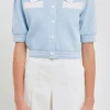 ENGLISH FACTORY Sweaters & Knits | Tops*- Contrast Cardigan