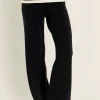 ENGLISH FACTORY Matching Sets | Pants*- Contrast Stripe Detail Knit pants BLACK/IVORY