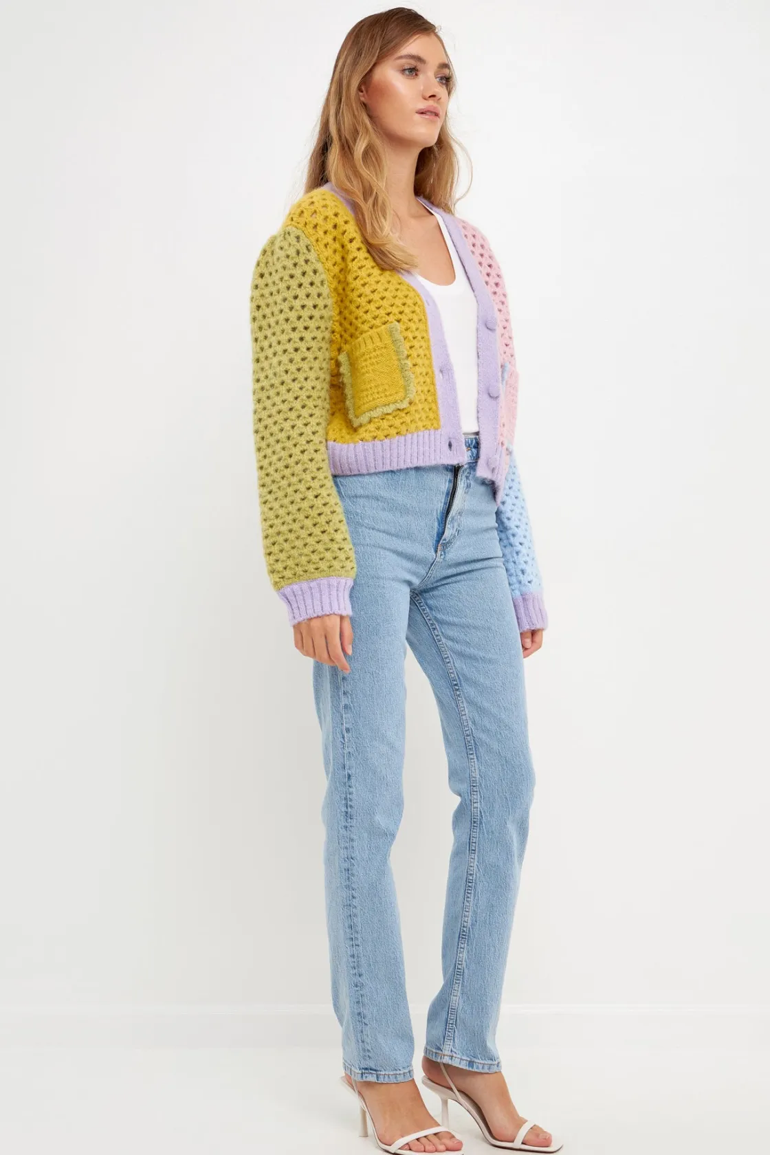 english_factory__contrast_1-11.webp ENGLISH FACTORY Sweaters & Knits | Tops*- Contrast Detail Cardigan MULTI