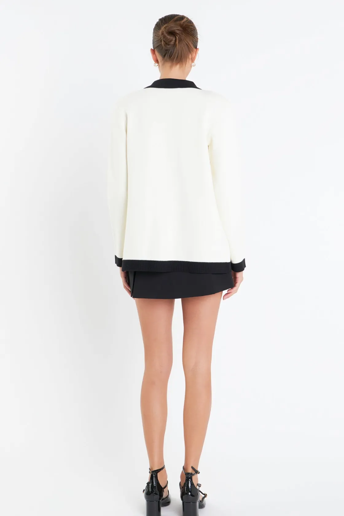english_factory__contrast_2-12.webp ENGLISH FACTORY Sweaters & Knits | Tops*- Contrast Details Knit Cardigan WHITE/BLACK