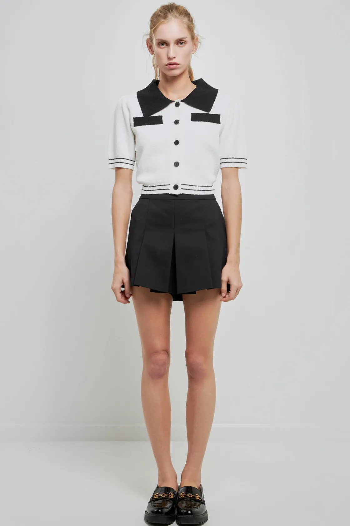 english_factory__contrast_4-3.webp ENGLISH FACTORY Sweaters & Knits | Tops*- Contrast Cardigan