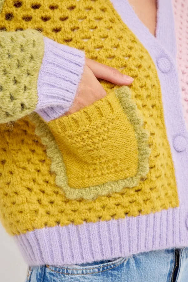 ENGLISH FACTORY Sweaters & Knits | Tops*- Contrast Detail Cardigan MULTI