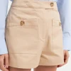 ENGLISH FACTORY Shorts & Skorts | Tops*- Cotton Shorts BEIGE