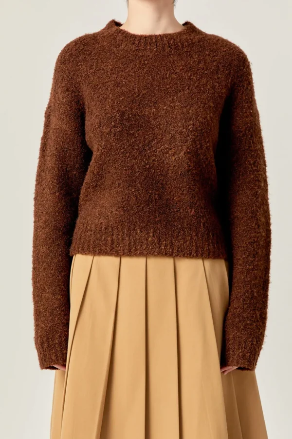 ENGLISH FACTORY Sweaters & Knits | Tops*- Cozy Roundneck Sweater