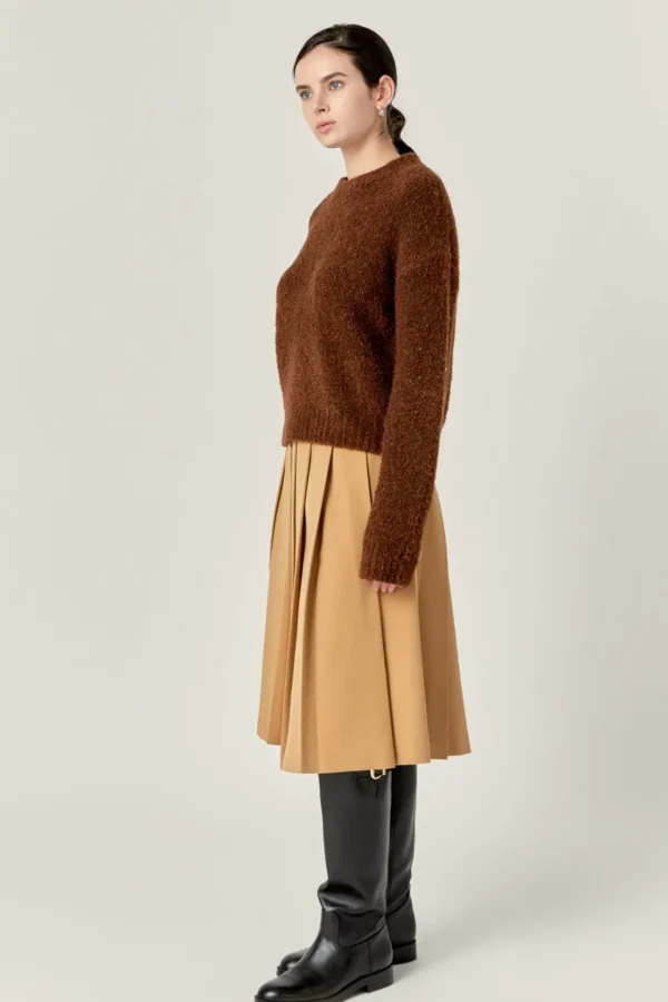 ENGLISH FACTORY Sweaters & Knits | Tops*- Cozy Roundneck Sweater