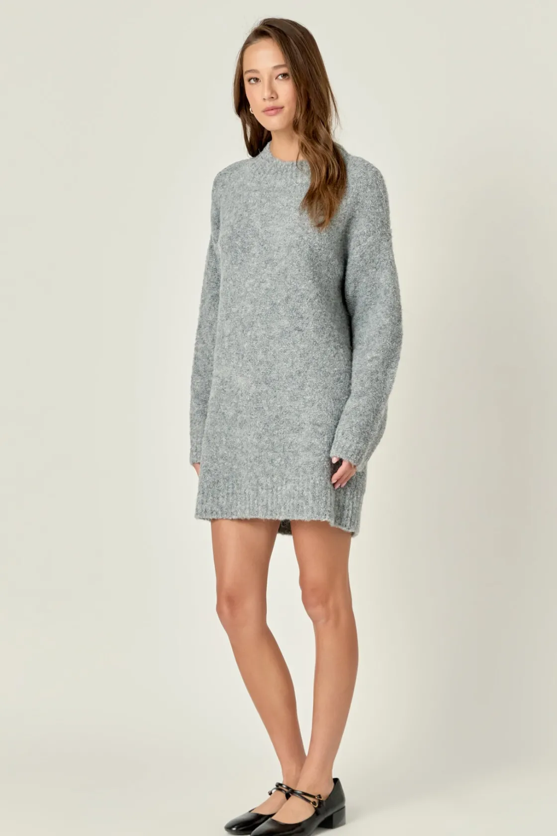 english_factory__cozy_rou_1.webp ENGLISH FACTORY Sweaters & Knits | Tops*- Cozy Round Sweater Dress