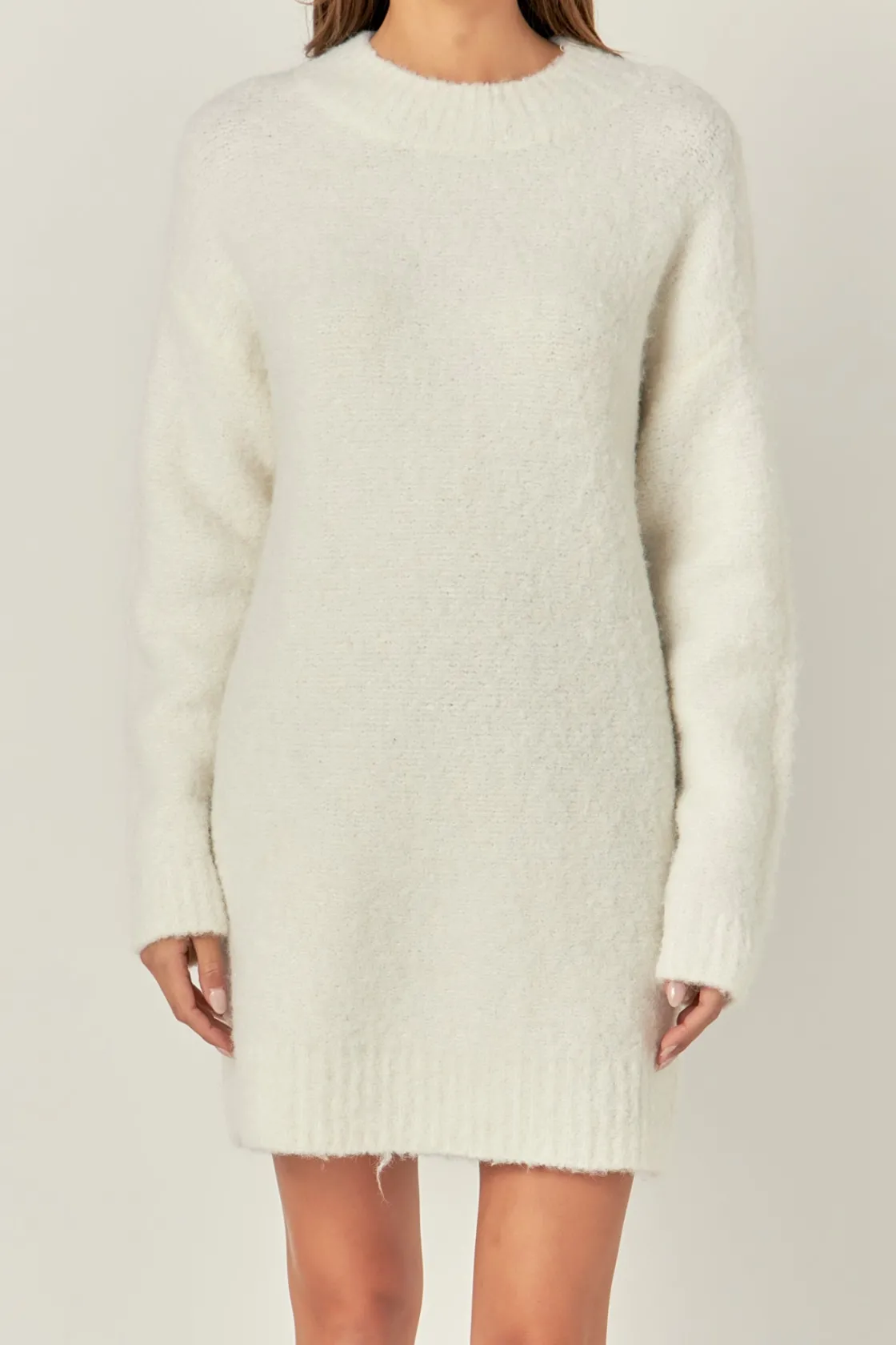 english_factory__cozy_rou_10.webp ENGLISH FACTORY Sweaters & Knits | Tops*- Cozy Round Sweater Dress