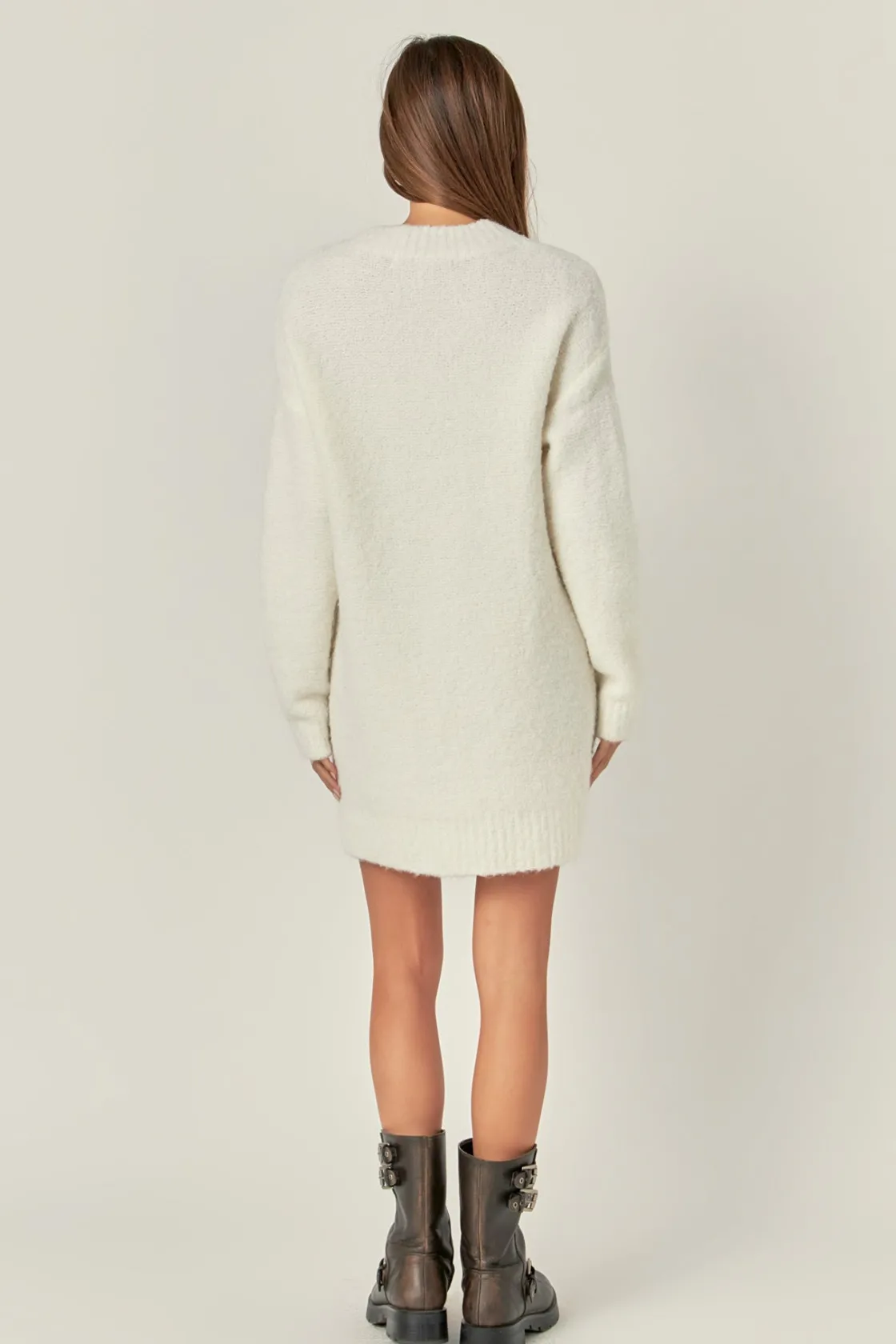 english_factory__cozy_rou_12.webp ENGLISH FACTORY Sweaters & Knits | Tops*- Cozy Round Sweater Dress