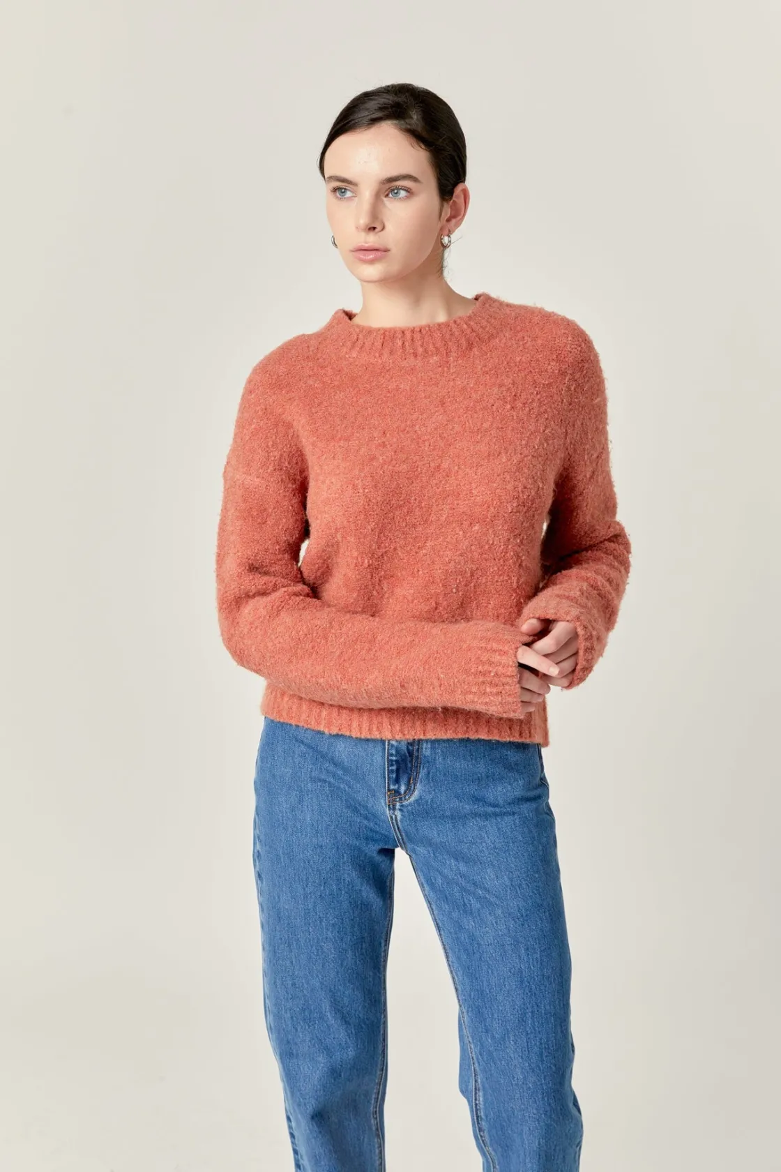 english_factory__cozy_rou_13-1.webp ENGLISH FACTORY Sweaters & Knits | Tops*- Cozy Roundneck Sweater