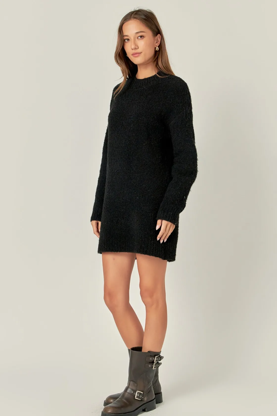 english_factory__cozy_rou_16.webp ENGLISH FACTORY Sweaters & Knits | Tops*- Cozy Round Sweater Dress