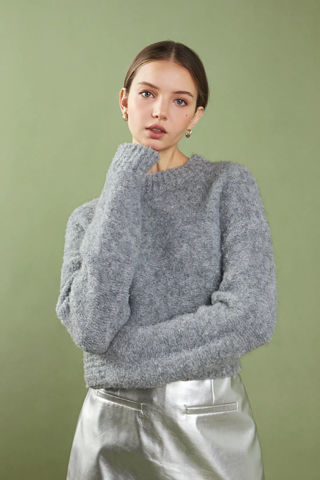 english_factory__cozy_rou_18-1.webp ENGLISH FACTORY Sweaters & Knits | Tops*- Cozy Roundneck Sweater