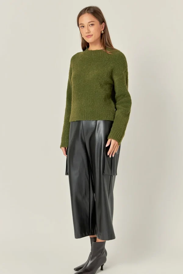 ENGLISH FACTORY Sweaters & Knits | Tops*- Cozy Roundneck Sweater
