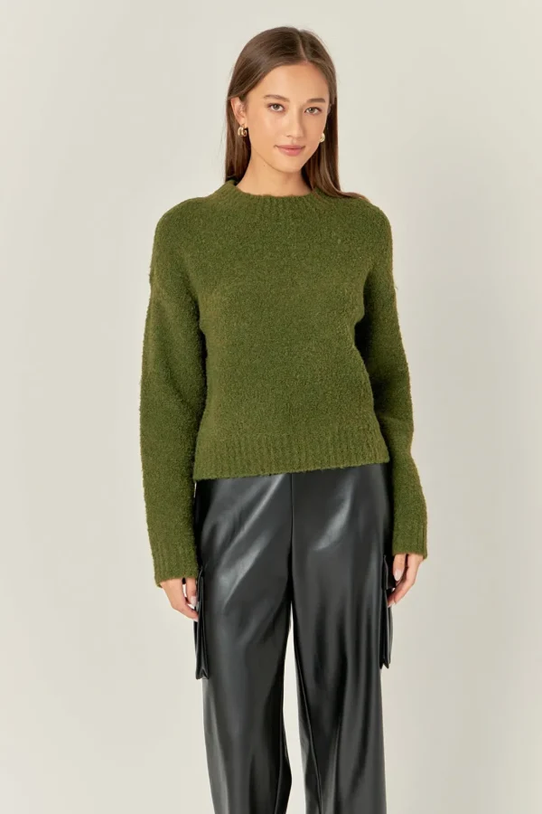 ENGLISH FACTORY Sweaters & Knits | Tops*- Cozy Roundneck Sweater
