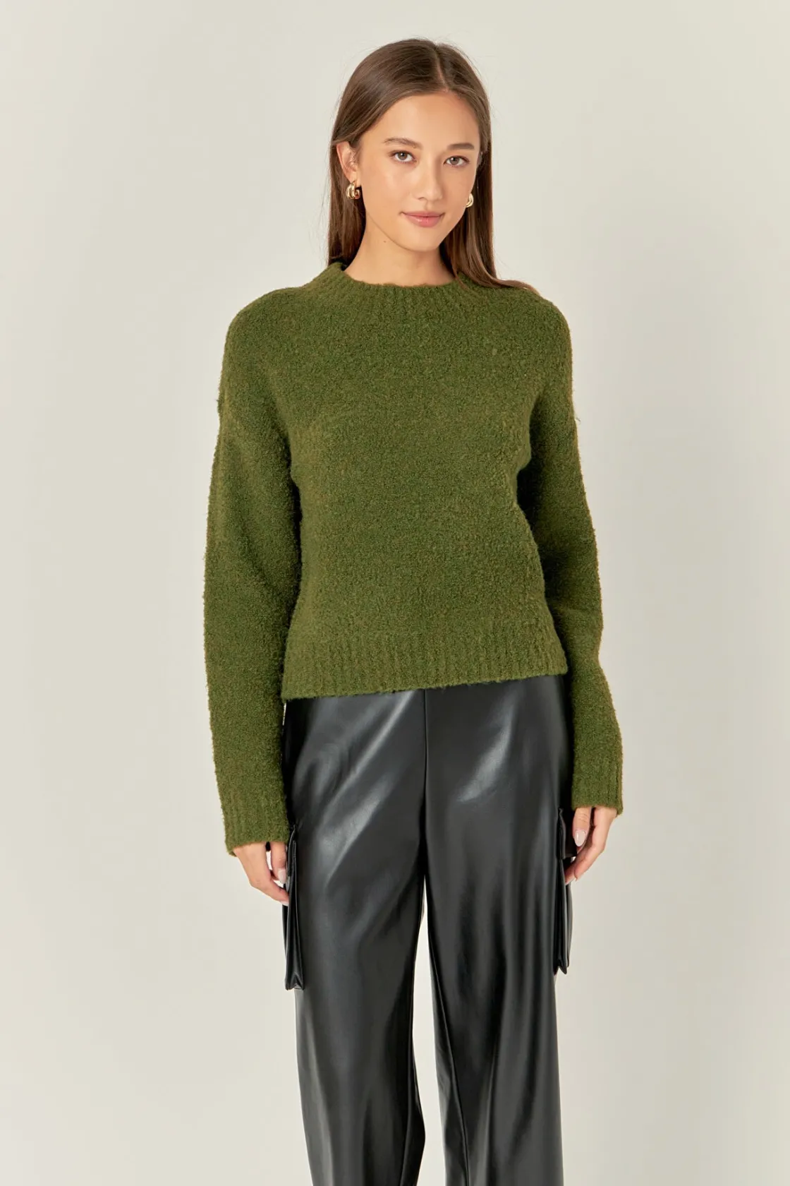 english_factory__cozy_rou_23.webp ENGLISH FACTORY Sweaters & Knits | Tops*- Cozy Roundneck Sweater