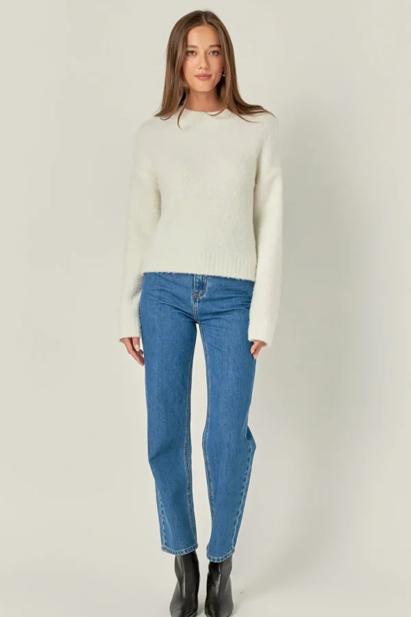 ENGLISH FACTORY Sweaters & Knits | Tops*- Cozy Roundneck Sweater
