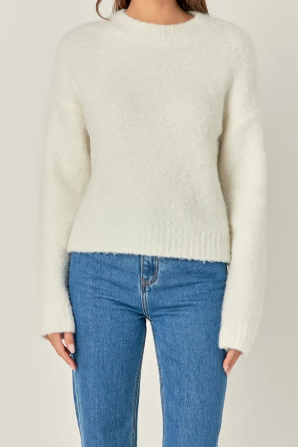 ENGLISH FACTORY Sweaters & Knits | Tops*- Cozy Roundneck Sweater