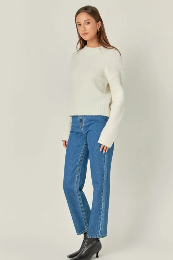 ENGLISH FACTORY Sweaters & Knits | Tops*- Cozy Roundneck Sweater