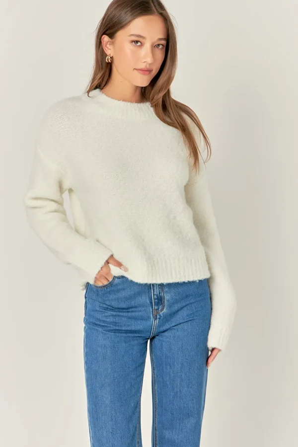 ENGLISH FACTORY Sweaters & Knits | Tops*- Cozy Roundneck Sweater