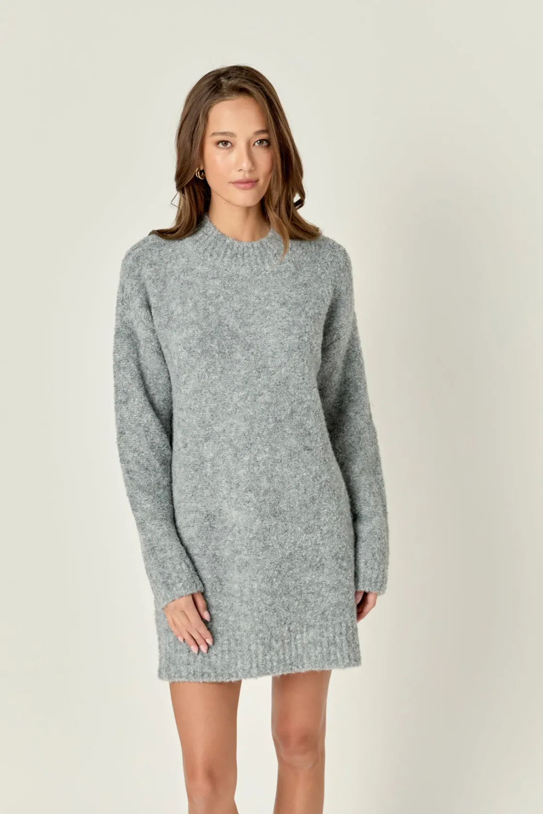 english_factory__cozy_rou_3.webp ENGLISH FACTORY Sweaters & Knits | Tops*- Cozy Round Sweater Dress