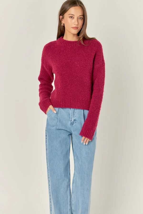 ENGLISH FACTORY Sweaters & Knits | Tops*- Cozy Roundneck Sweater